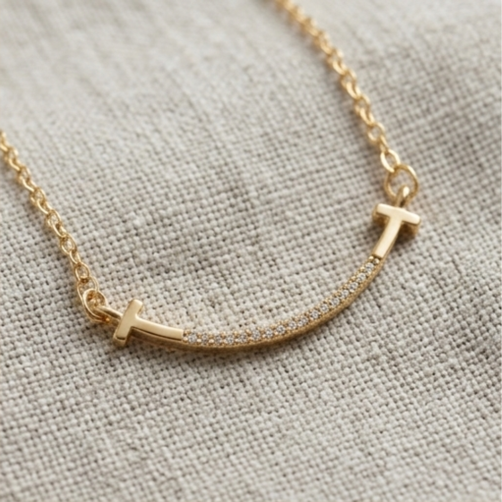 Diamond Smile Necklace