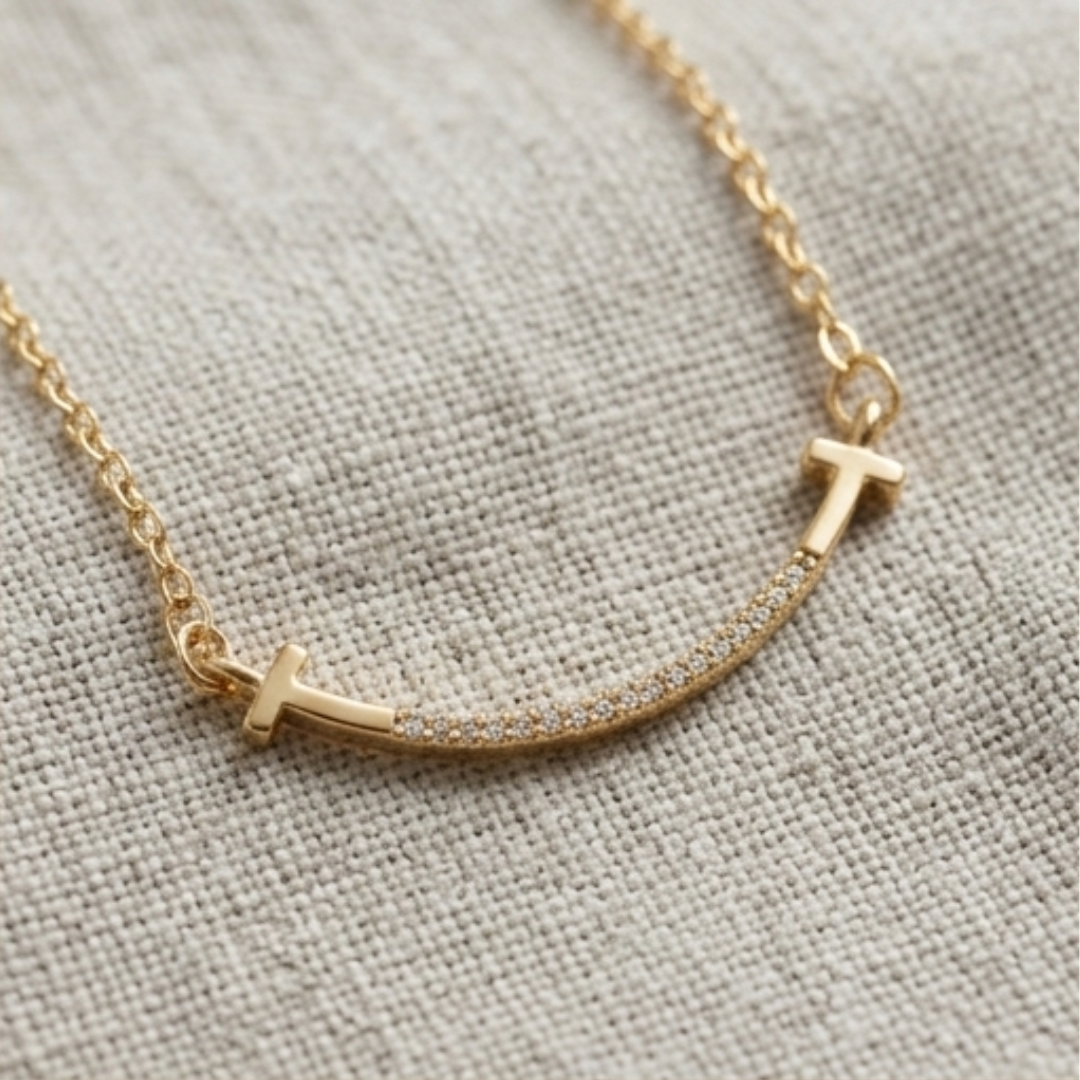 Diamond Smile Necklace
