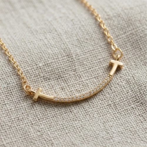 Diamond Smile Necklace