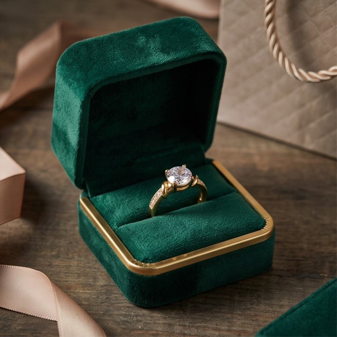 Solitaire Gold Ring
