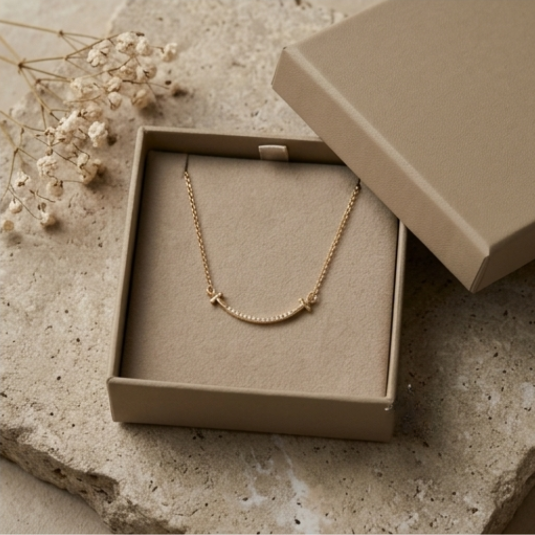Diamond Smile Necklace